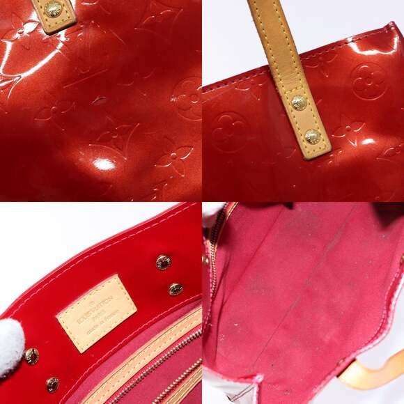 LOUIS VUITTON Monogram Vernis Reade PM Hand Bag Pomme D'amour M91990 - Picture 11 of 12